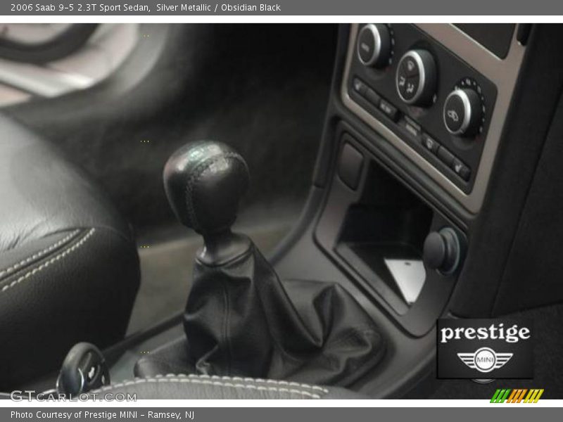Silver Metallic / Obsidian Black 2006 Saab 9-5 2.3T Sport Sedan