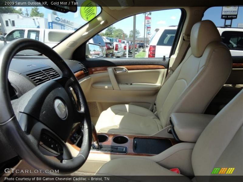 Gold Mist / Tan 2009 Saturn Outlook XR