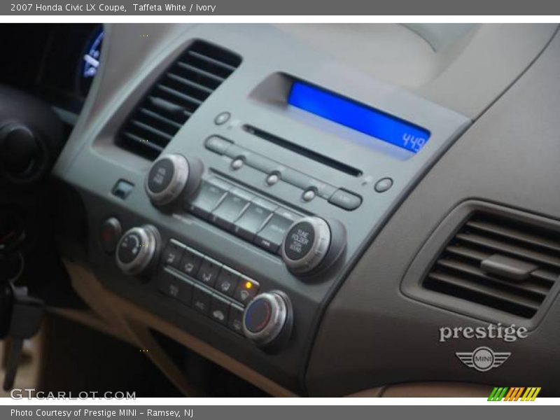 Taffeta White / Ivory 2007 Honda Civic LX Coupe