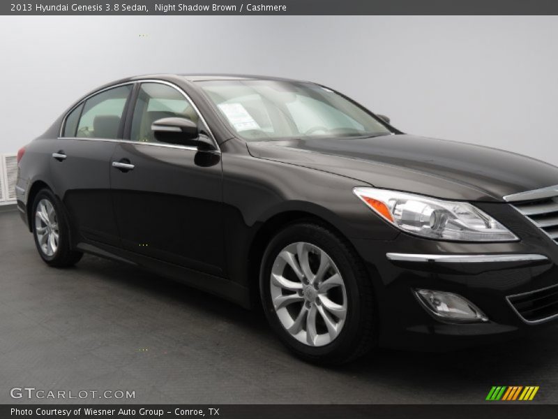 Night Shadow Brown / Cashmere 2013 Hyundai Genesis 3.8 Sedan