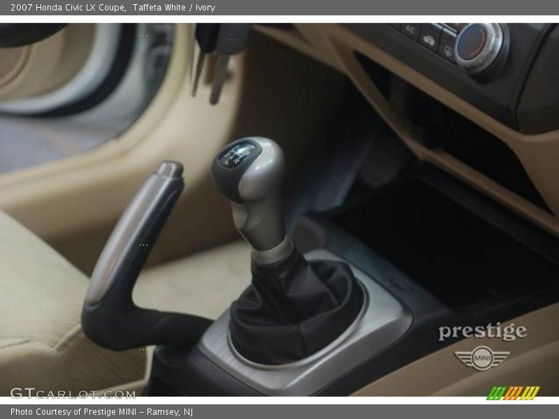 Taffeta White / Ivory 2007 Honda Civic LX Coupe