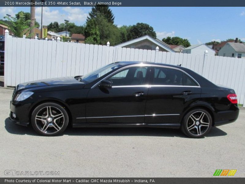 Black / Almond Beige 2010 Mercedes-Benz E 350 4Matic Sedan