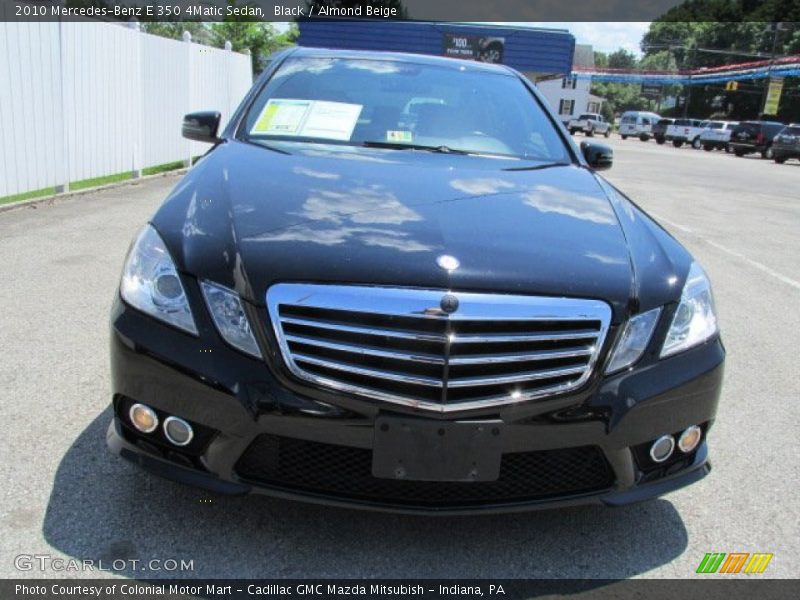 Black / Almond Beige 2010 Mercedes-Benz E 350 4Matic Sedan