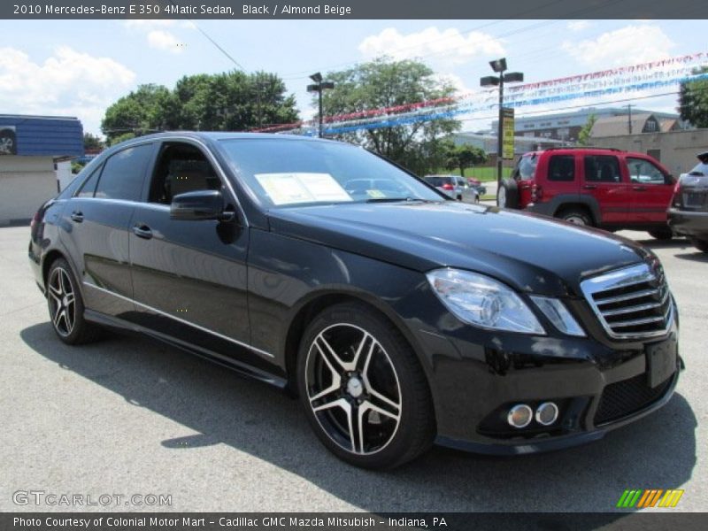 Black / Almond Beige 2010 Mercedes-Benz E 350 4Matic Sedan