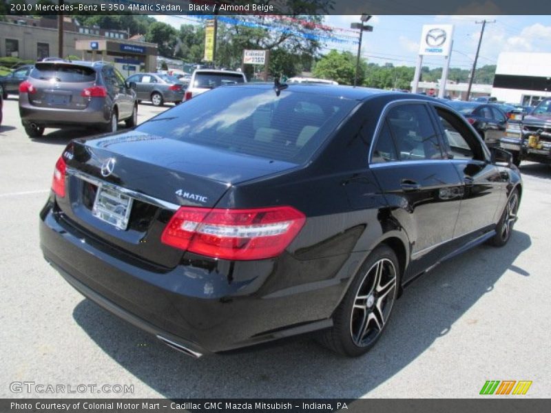 Black / Almond Beige 2010 Mercedes-Benz E 350 4Matic Sedan