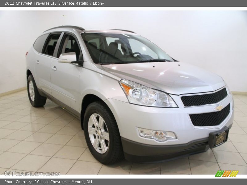 Silver Ice Metallic / Ebony 2012 Chevrolet Traverse LT