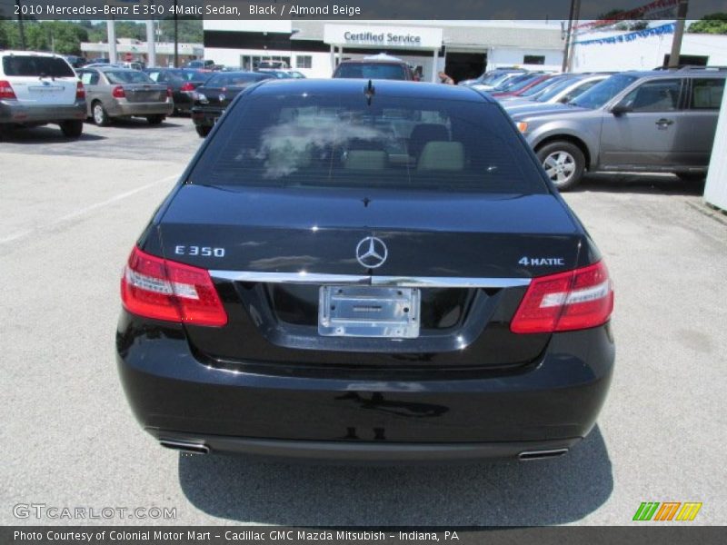Black / Almond Beige 2010 Mercedes-Benz E 350 4Matic Sedan