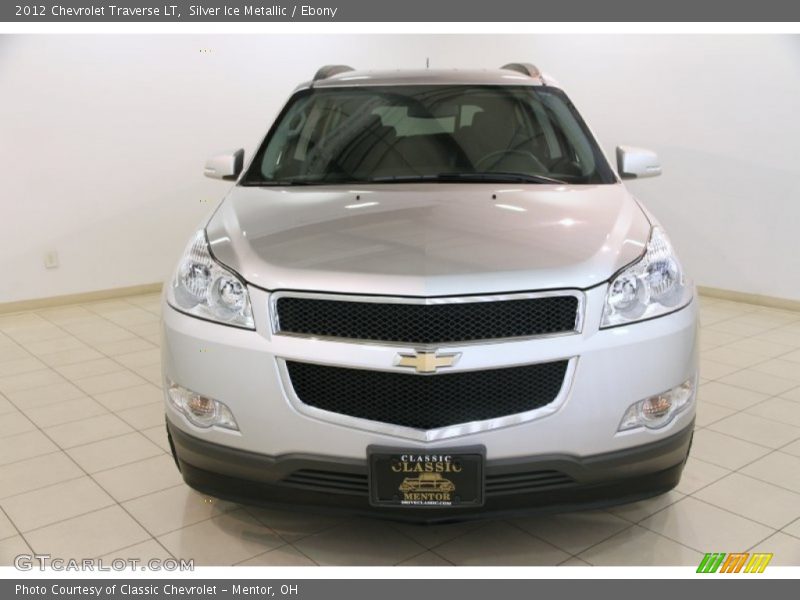 Silver Ice Metallic / Ebony 2012 Chevrolet Traverse LT