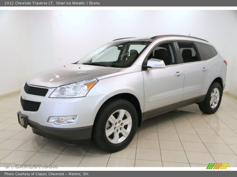 Silver Ice Metallic / Ebony 2012 Chevrolet Traverse LT