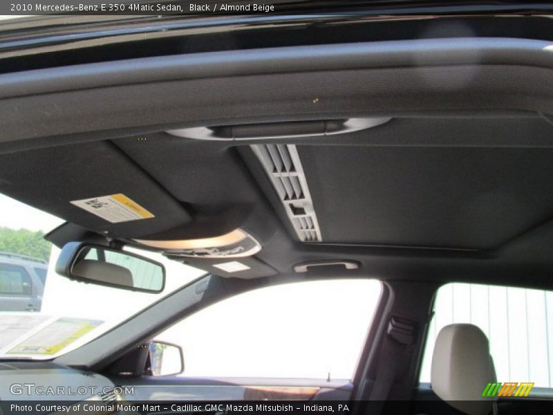 Black / Almond Beige 2010 Mercedes-Benz E 350 4Matic Sedan