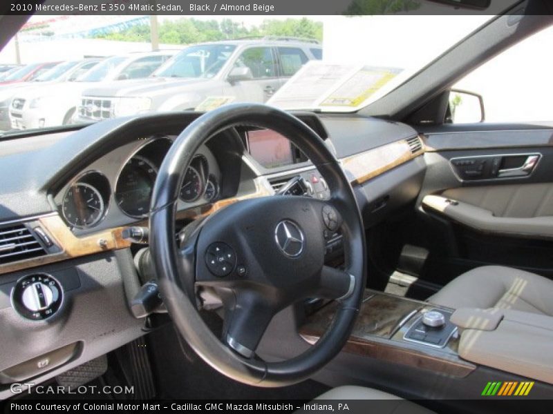 Black / Almond Beige 2010 Mercedes-Benz E 350 4Matic Sedan