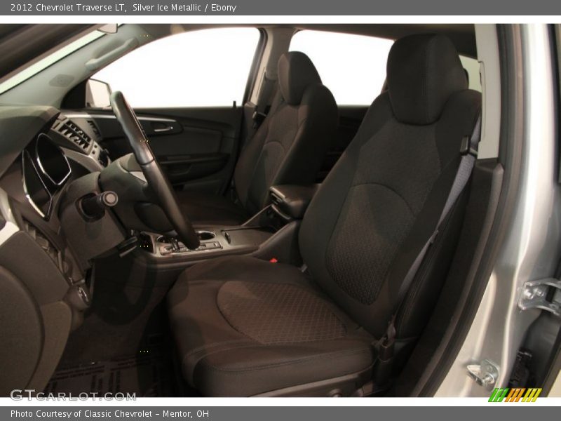 Silver Ice Metallic / Ebony 2012 Chevrolet Traverse LT