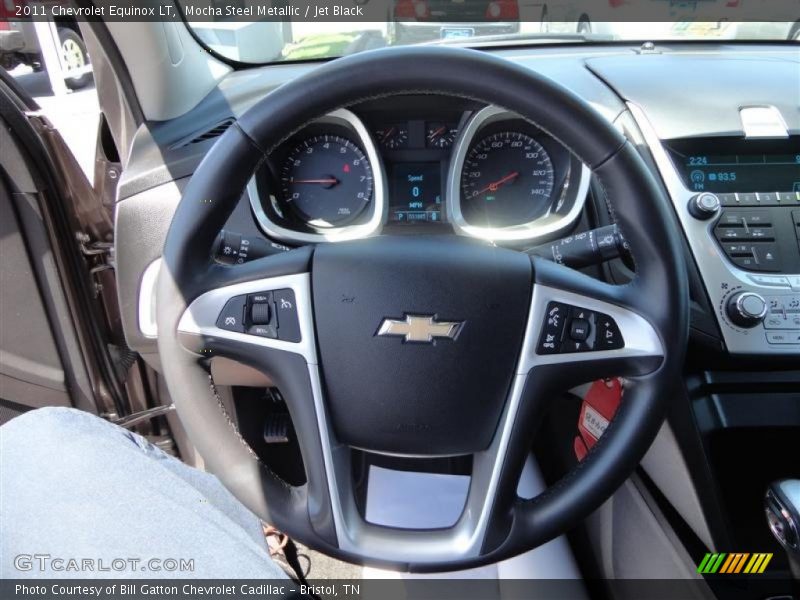 Mocha Steel Metallic / Jet Black 2011 Chevrolet Equinox LT