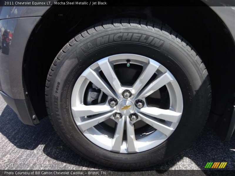 Mocha Steel Metallic / Jet Black 2011 Chevrolet Equinox LT