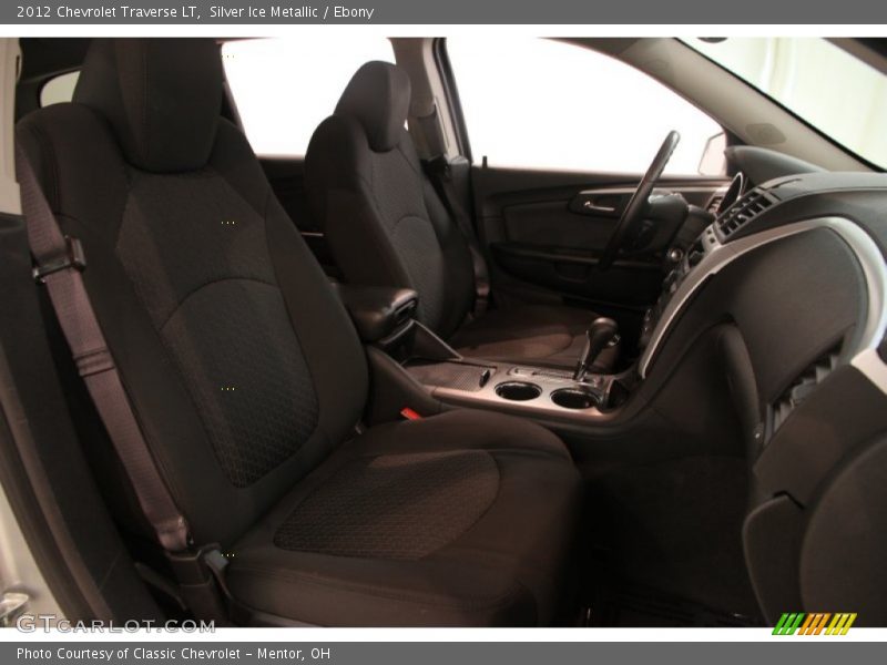 Silver Ice Metallic / Ebony 2012 Chevrolet Traverse LT