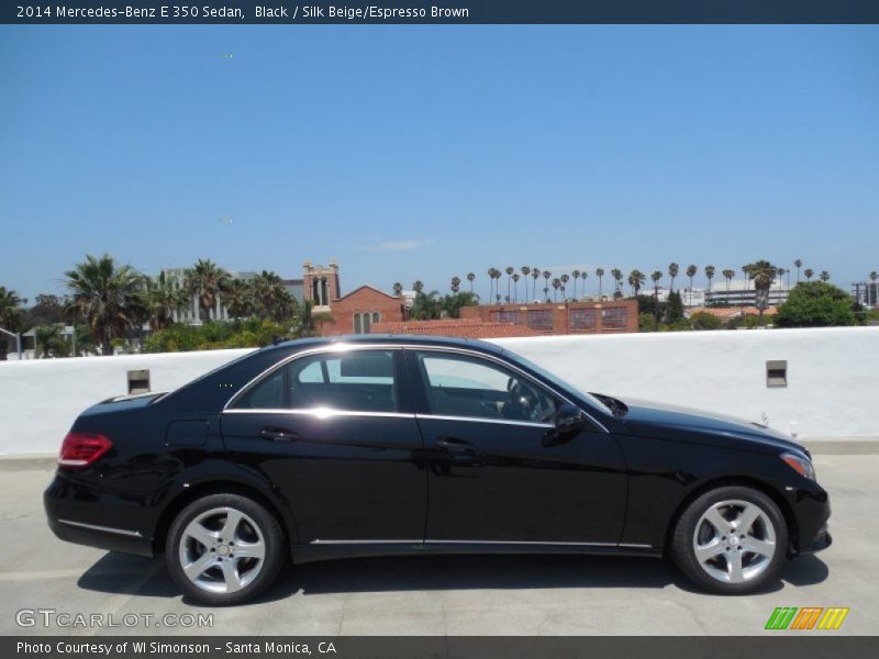 Black / Silk Beige/Espresso Brown 2014 Mercedes-Benz E 350 Sedan