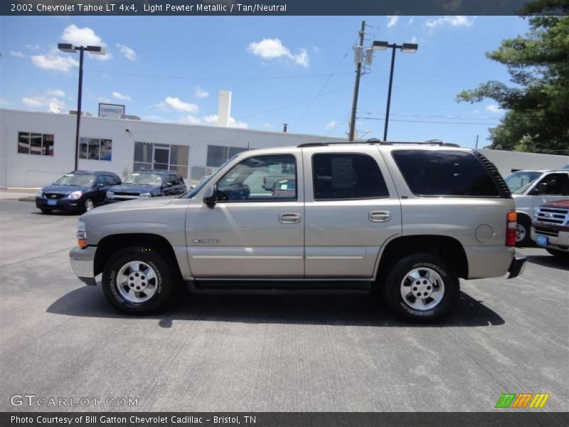 Light Pewter Metallic / Tan/Neutral 2002 Chevrolet Tahoe LT 4x4