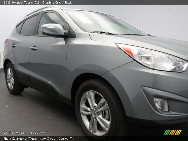 Graphite Gray / Black 2013 Hyundai Tucson GLS