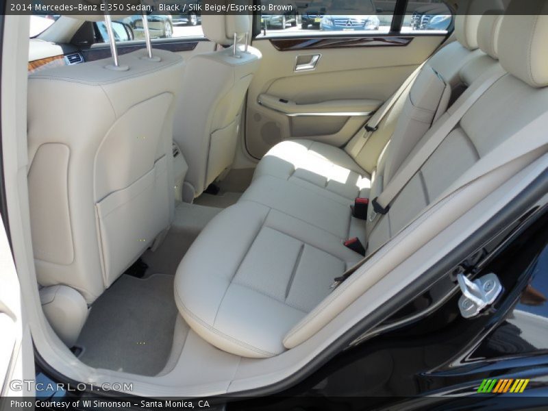 Black / Silk Beige/Espresso Brown 2014 Mercedes-Benz E 350 Sedan