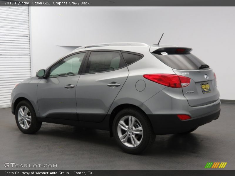 Graphite Gray / Black 2013 Hyundai Tucson GLS