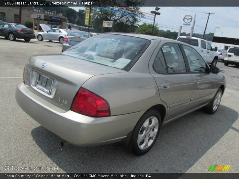 Bronze Shimmer / Taupe 2005 Nissan Sentra 1.8