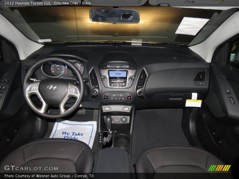 Graphite Gray / Black 2013 Hyundai Tucson GLS