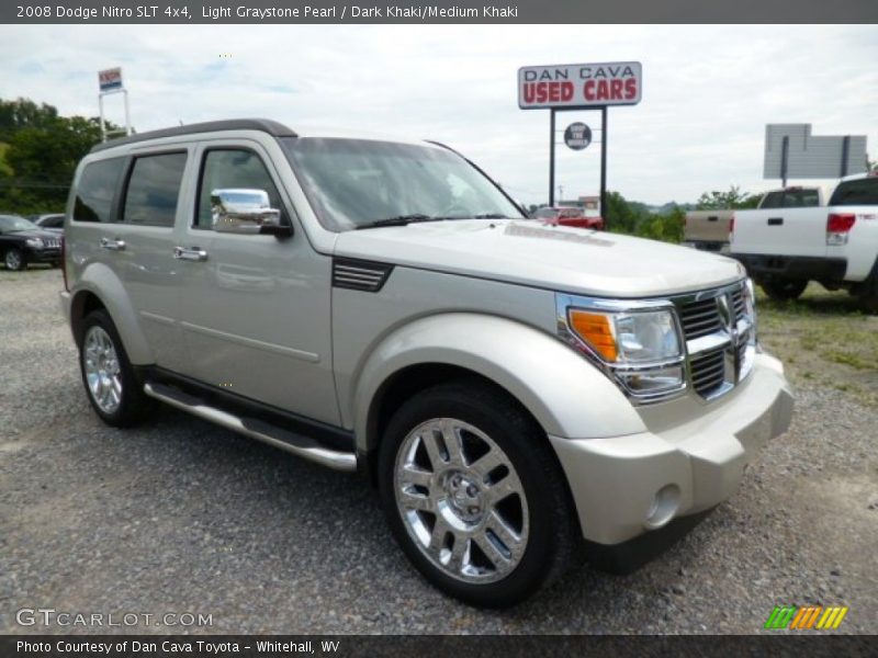 Light Graystone Pearl / Dark Khaki/Medium Khaki 2008 Dodge Nitro SLT 4x4