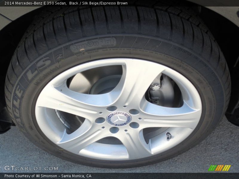 Black / Silk Beige/Espresso Brown 2014 Mercedes-Benz E 350 Sedan