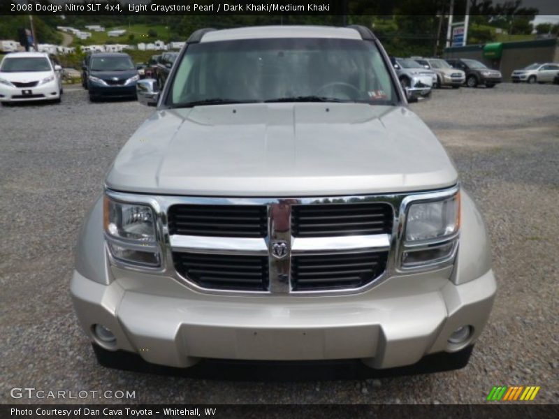 Light Graystone Pearl / Dark Khaki/Medium Khaki 2008 Dodge Nitro SLT 4x4
