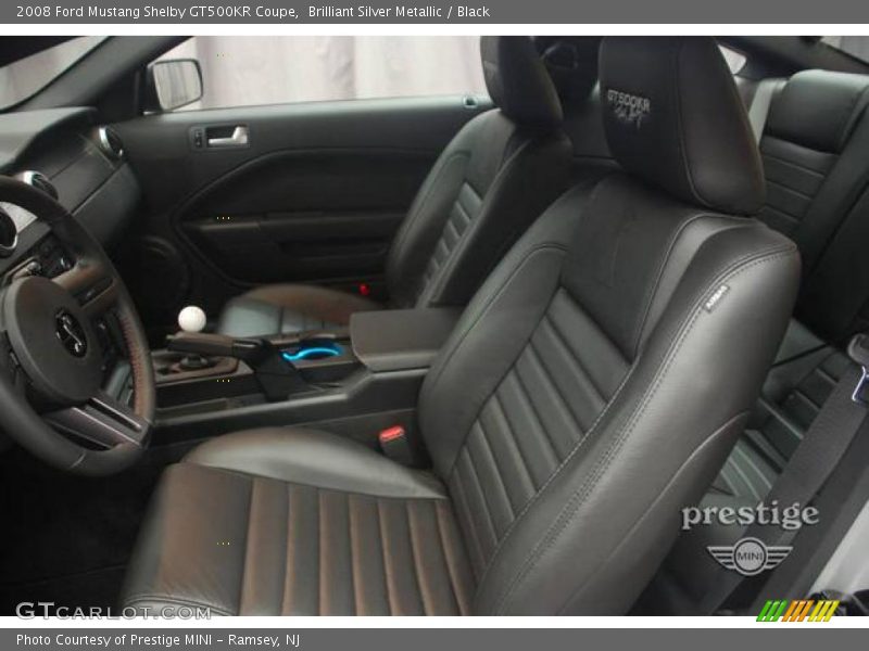 Brilliant Silver Metallic / Black 2008 Ford Mustang Shelby GT500KR Coupe