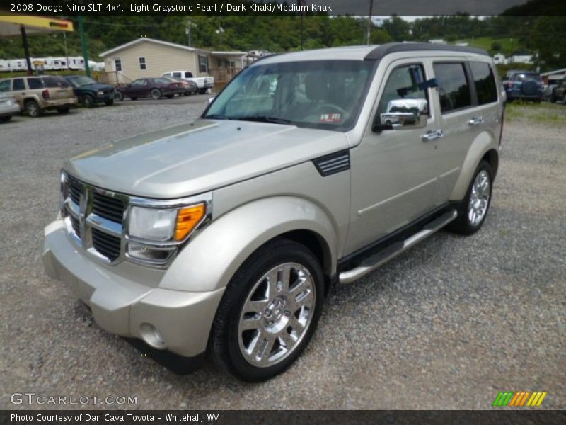 Light Graystone Pearl / Dark Khaki/Medium Khaki 2008 Dodge Nitro SLT 4x4