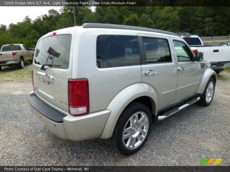 Light Graystone Pearl / Dark Khaki/Medium Khaki 2008 Dodge Nitro SLT 4x4