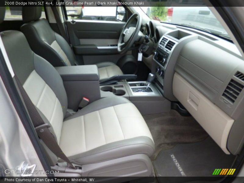 Light Graystone Pearl / Dark Khaki/Medium Khaki 2008 Dodge Nitro SLT 4x4