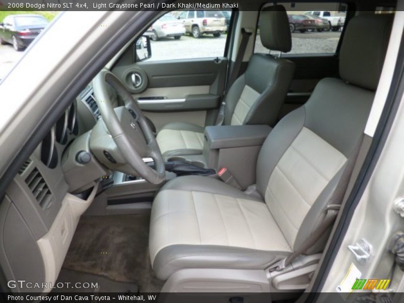 Light Graystone Pearl / Dark Khaki/Medium Khaki 2008 Dodge Nitro SLT 4x4