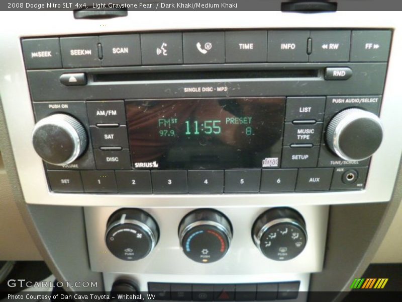 Light Graystone Pearl / Dark Khaki/Medium Khaki 2008 Dodge Nitro SLT 4x4