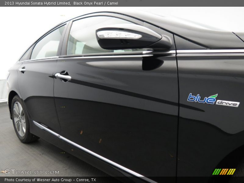 Black Onyx Pearl / Camel 2013 Hyundai Sonata Hybrid Limited