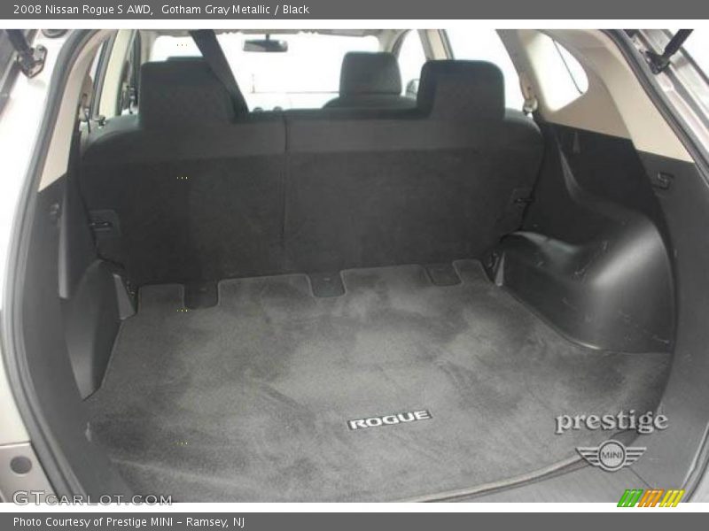 Gotham Gray Metallic / Black 2008 Nissan Rogue S AWD