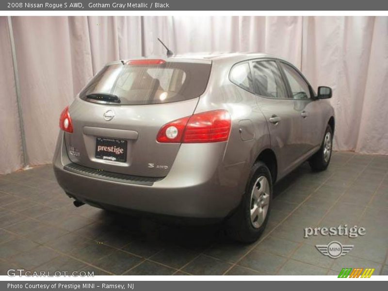 Gotham Gray Metallic / Black 2008 Nissan Rogue S AWD
