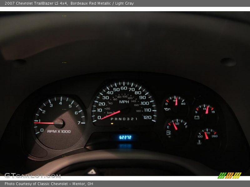 Bordeaux Red Metallic / Light Gray 2007 Chevrolet TrailBlazer LS 4x4