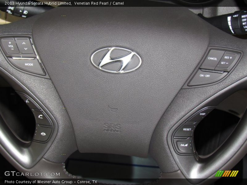 Venetian Red Pearl / Camel 2013 Hyundai Sonata Hybrid Limited