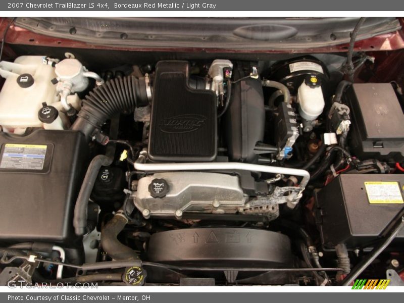 Bordeaux Red Metallic / Light Gray 2007 Chevrolet TrailBlazer LS 4x4
