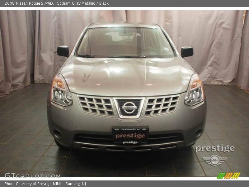 Gotham Gray Metallic / Black 2008 Nissan Rogue S AWD