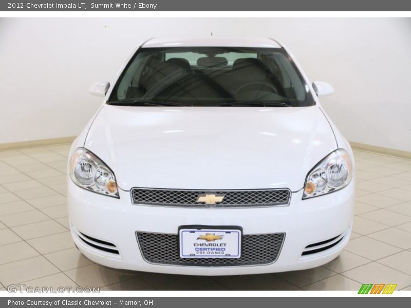 Summit White / Ebony 2012 Chevrolet Impala LT