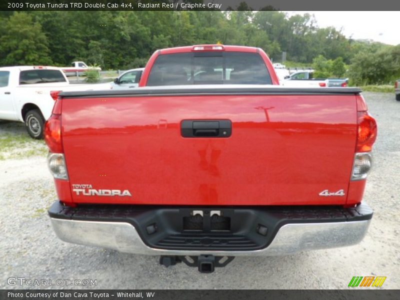 Radiant Red / Graphite Gray 2009 Toyota Tundra TRD Double Cab 4x4