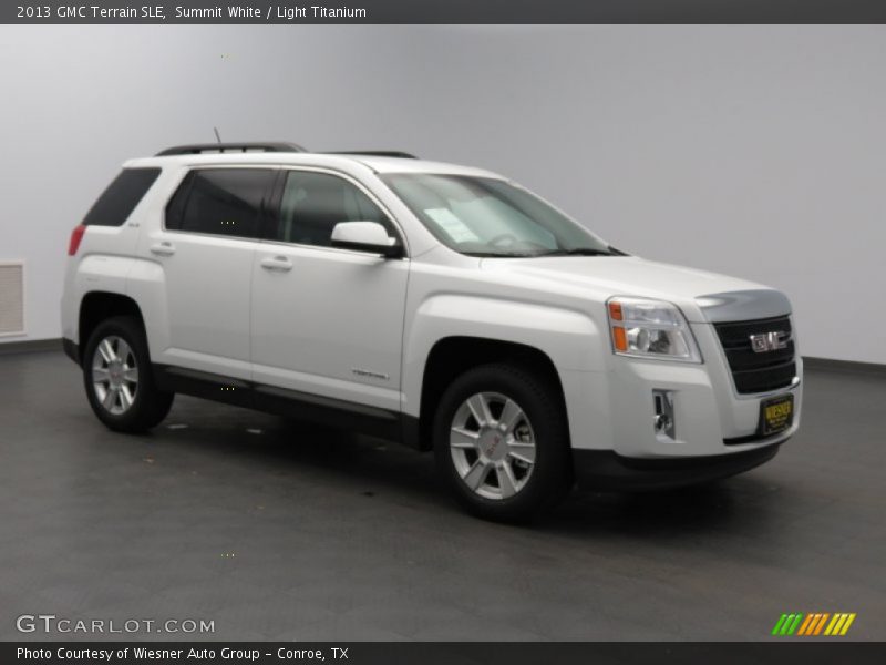 Summit White / Light Titanium 2013 GMC Terrain SLE