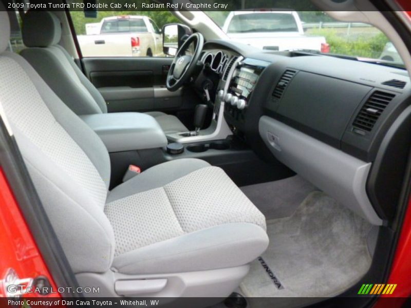 Radiant Red / Graphite Gray 2009 Toyota Tundra TRD Double Cab 4x4