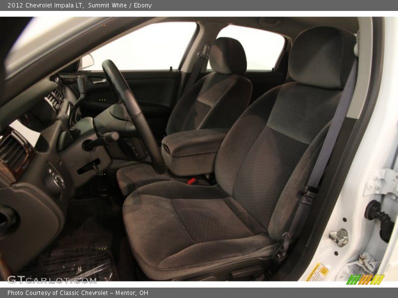 Summit White / Ebony 2012 Chevrolet Impala LT