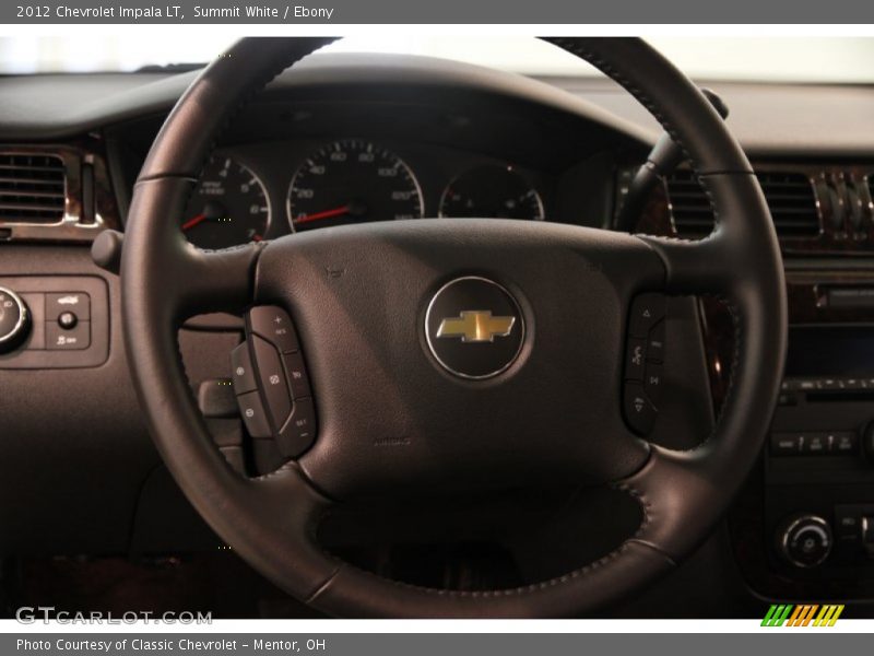 Summit White / Ebony 2012 Chevrolet Impala LT