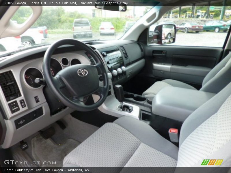 Radiant Red / Graphite Gray 2009 Toyota Tundra TRD Double Cab 4x4