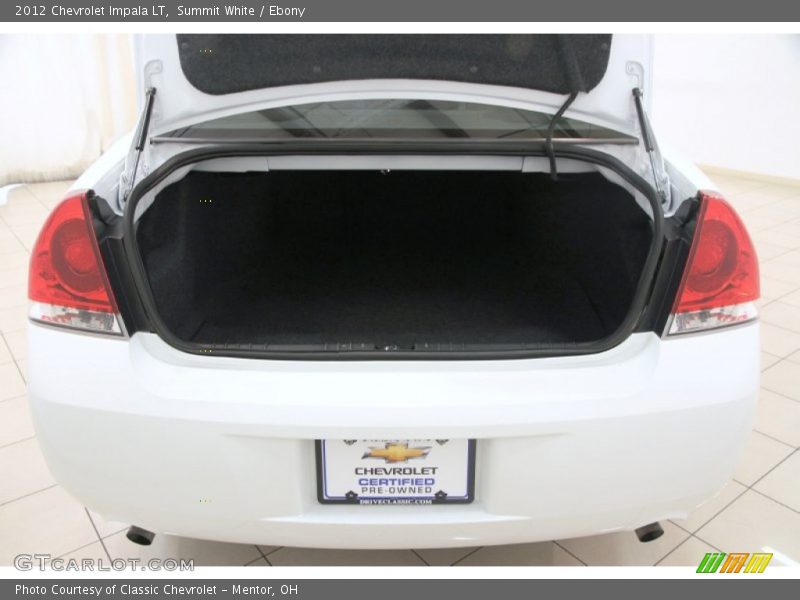 Summit White / Ebony 2012 Chevrolet Impala LT